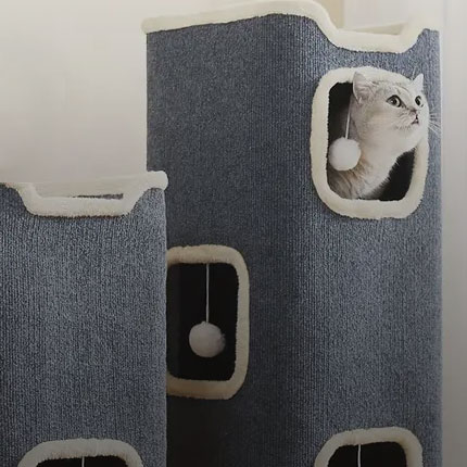 Compact Cat Towers
